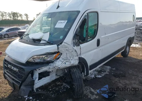 2025 Ram Promaster 2500 Tradesman High Roof 159 Wb W/Pass Seat z USA, uszkodzony, nr VIN 3C6LRVDGXSE552498
